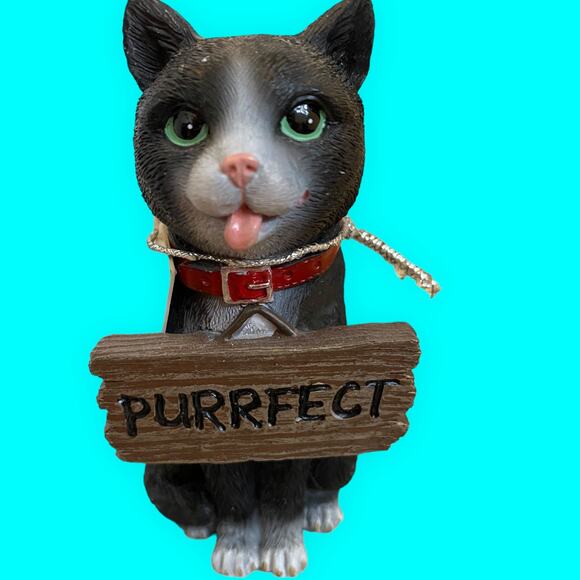 Kitty Kat Talk To The Paw and PurrFect Figurines Cat Lovers Kittens Felines - Picture 3 of 8